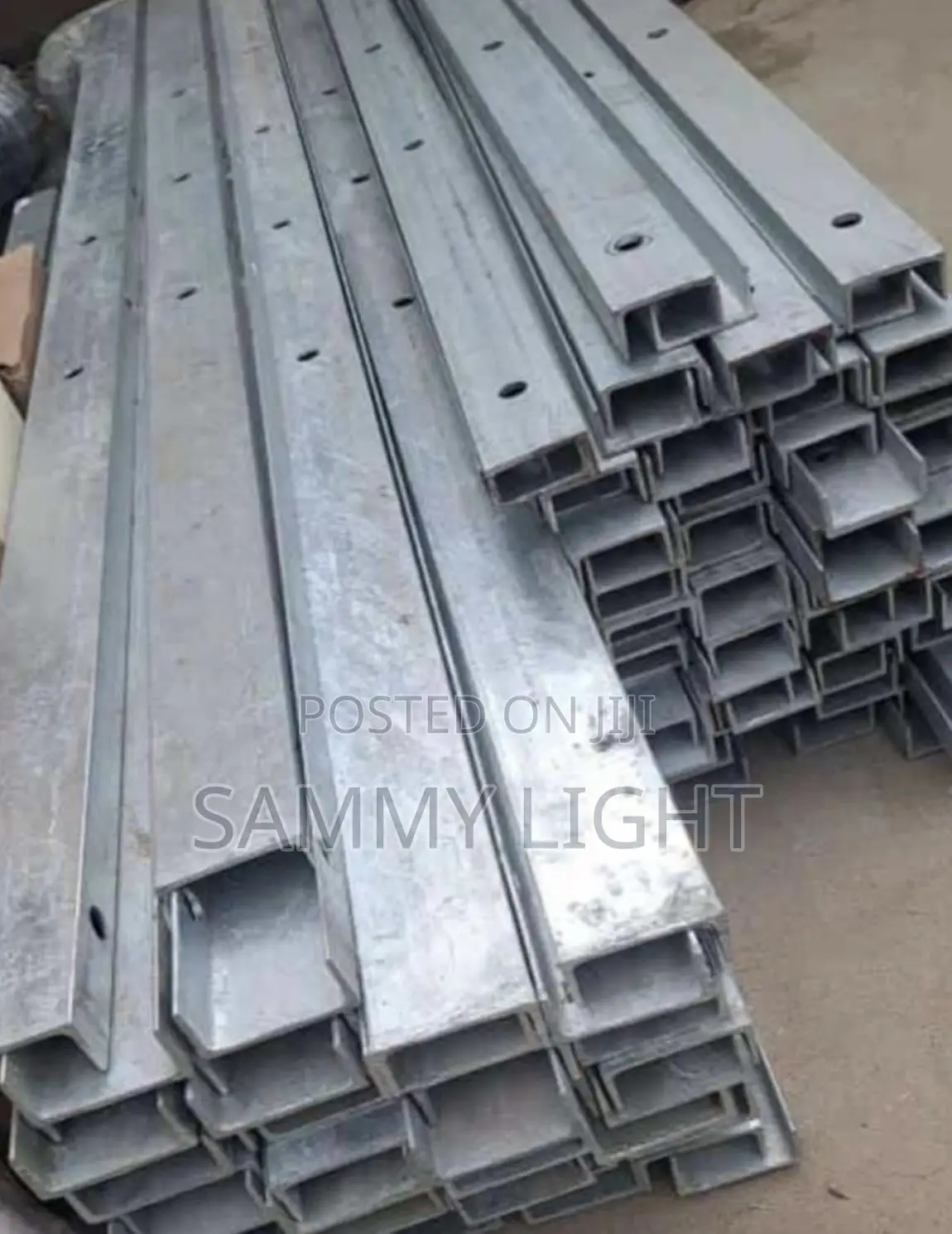 8ft Galvanized Channel Iron