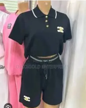 Matching Crop Top With Short