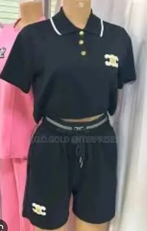 Matching Crop Top With Short