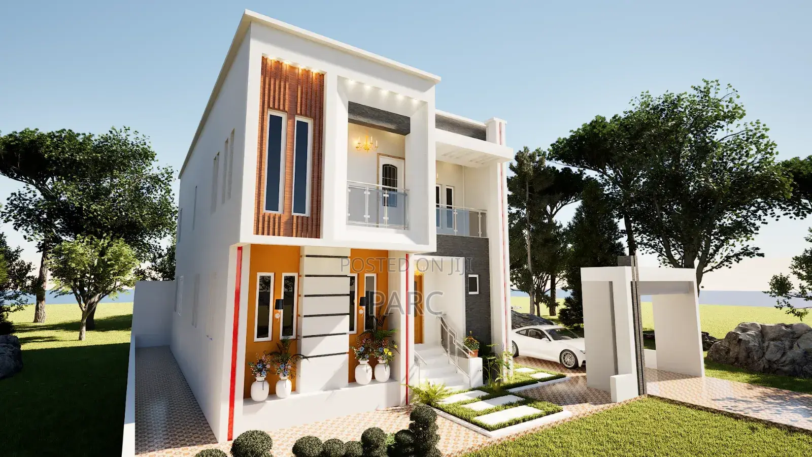 5 Bedroom Duplex Architectural Building Plan