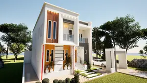 5 Bedroom Duplex Architectural Building Plan