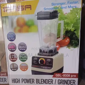 Qasa 1500w High Power Blender With Extra Grinder Cup Qbl-8008 Pro3