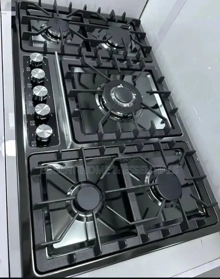 Luxury 5 Burner Gas Cooker | Strong Durable Built-in Hob