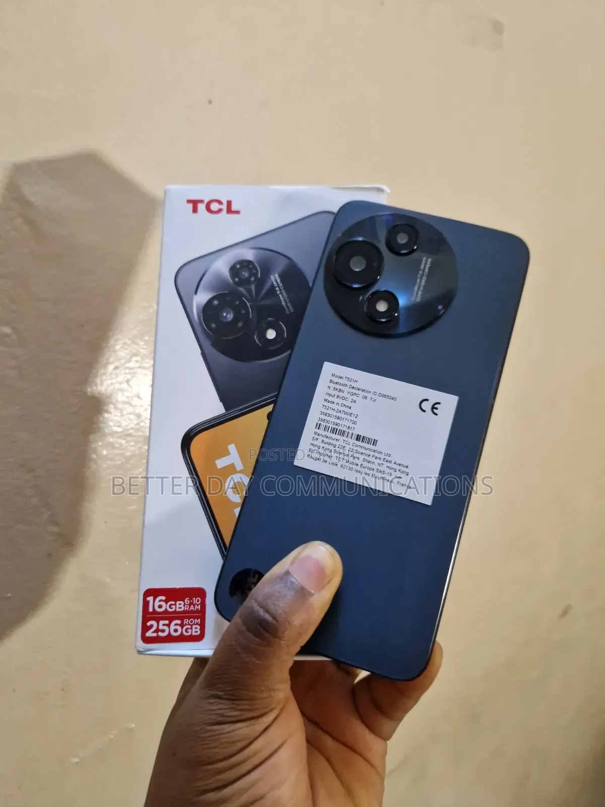 TCL 60 5G 256 GB Black