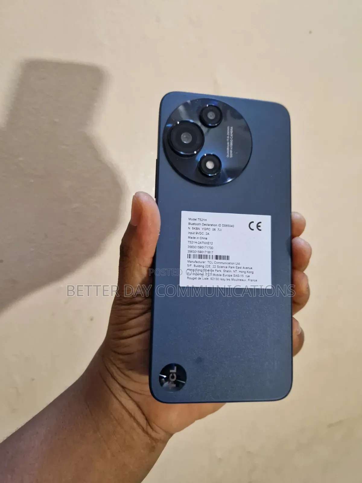 TCL 60 5G 256 GB Black