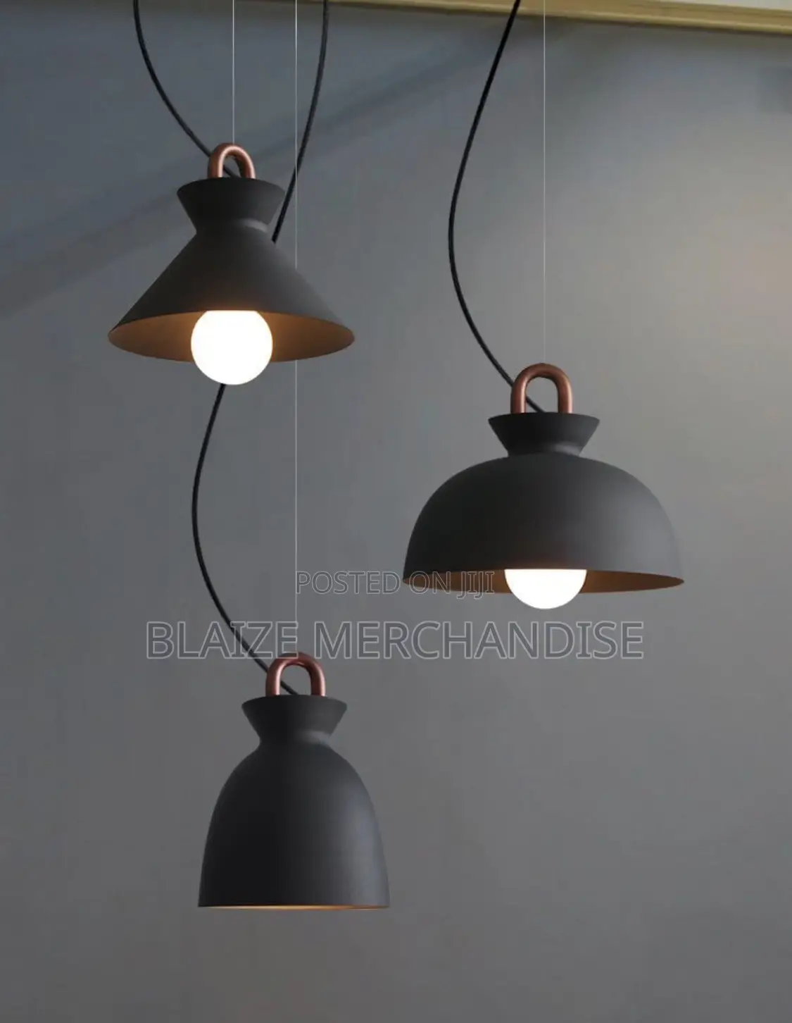 Ceiling Pendant Light, Modern Simple 1 Light Iron Adjustable