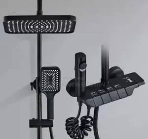 Black Luxury Bathroom Shower Set