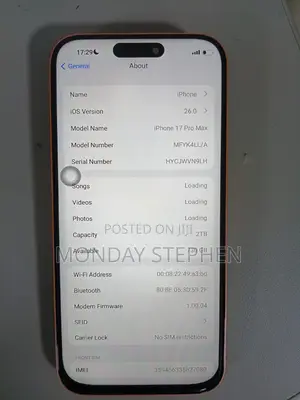 Apple iPhone 17 Pro Max 2 TB Orange