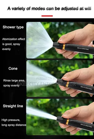 Pressure Water Gun Nozzle Adjustable Car Washer Gun