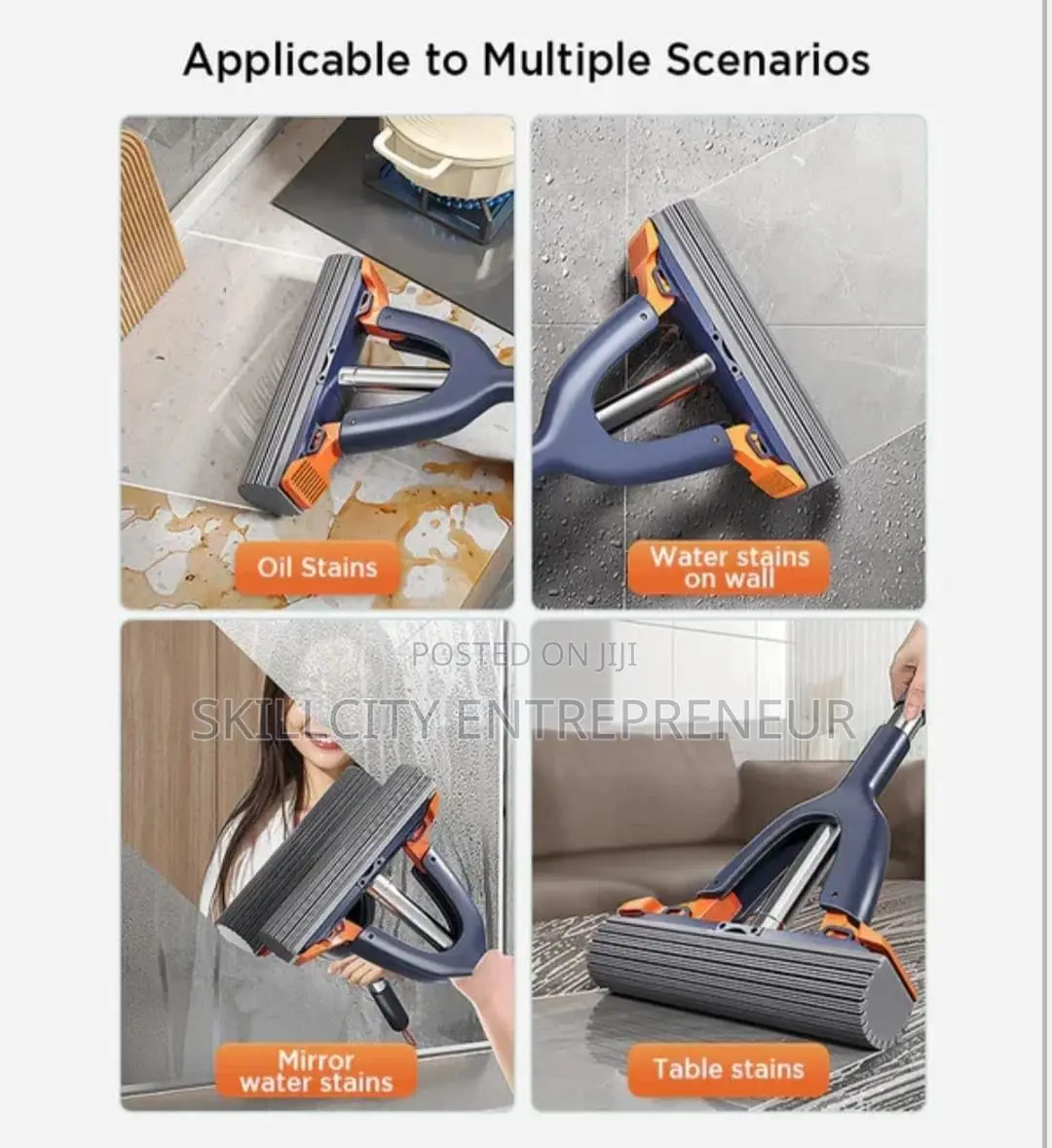 Portable Self Squeeze Mini Mop