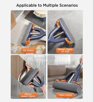 Portable Self Squeeze Mini Mop