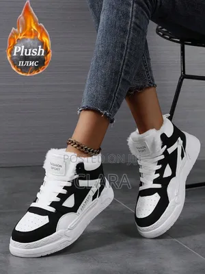 Fashion Women Sneakers Fluffy Inside