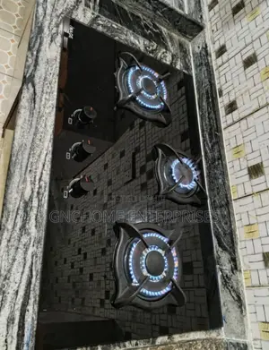 3 Burner Gas Cooker Inbuilt