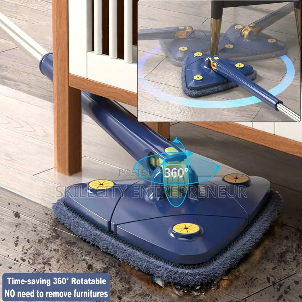 Microfiber Triangular Twist Water Mop