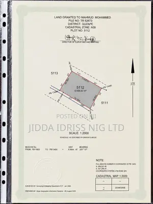 Direct Mandate: 4,568sqm Guzape Main Plot 5112 With C Of O