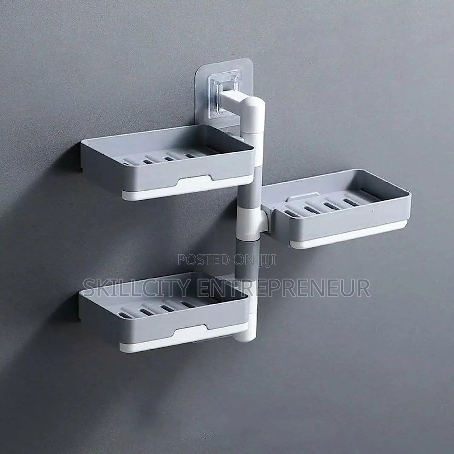 Self Adhesive Super Powerful 3-Layer Soap Dish for Bathroom
