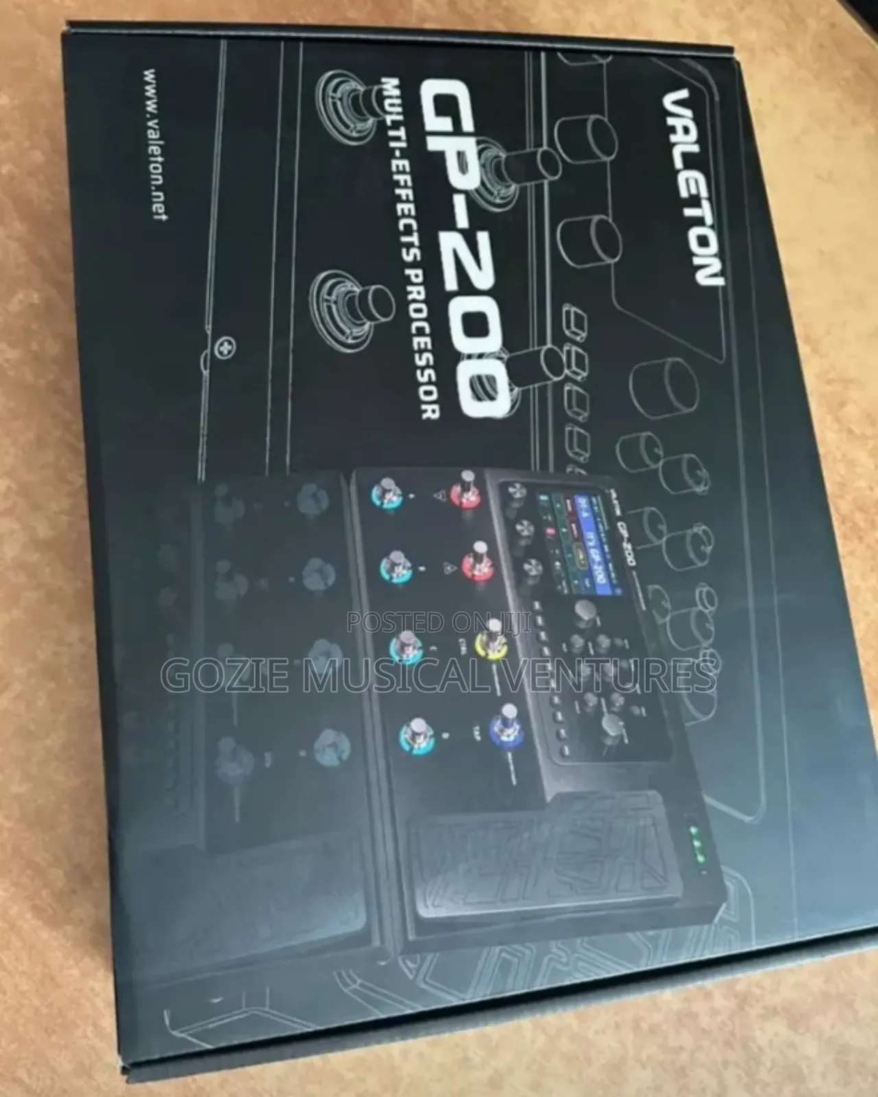 Original Valeton Gp-200 Guitar Effect Processor Black Colour