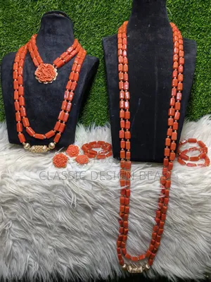 Coral Beads Necklace for Couple