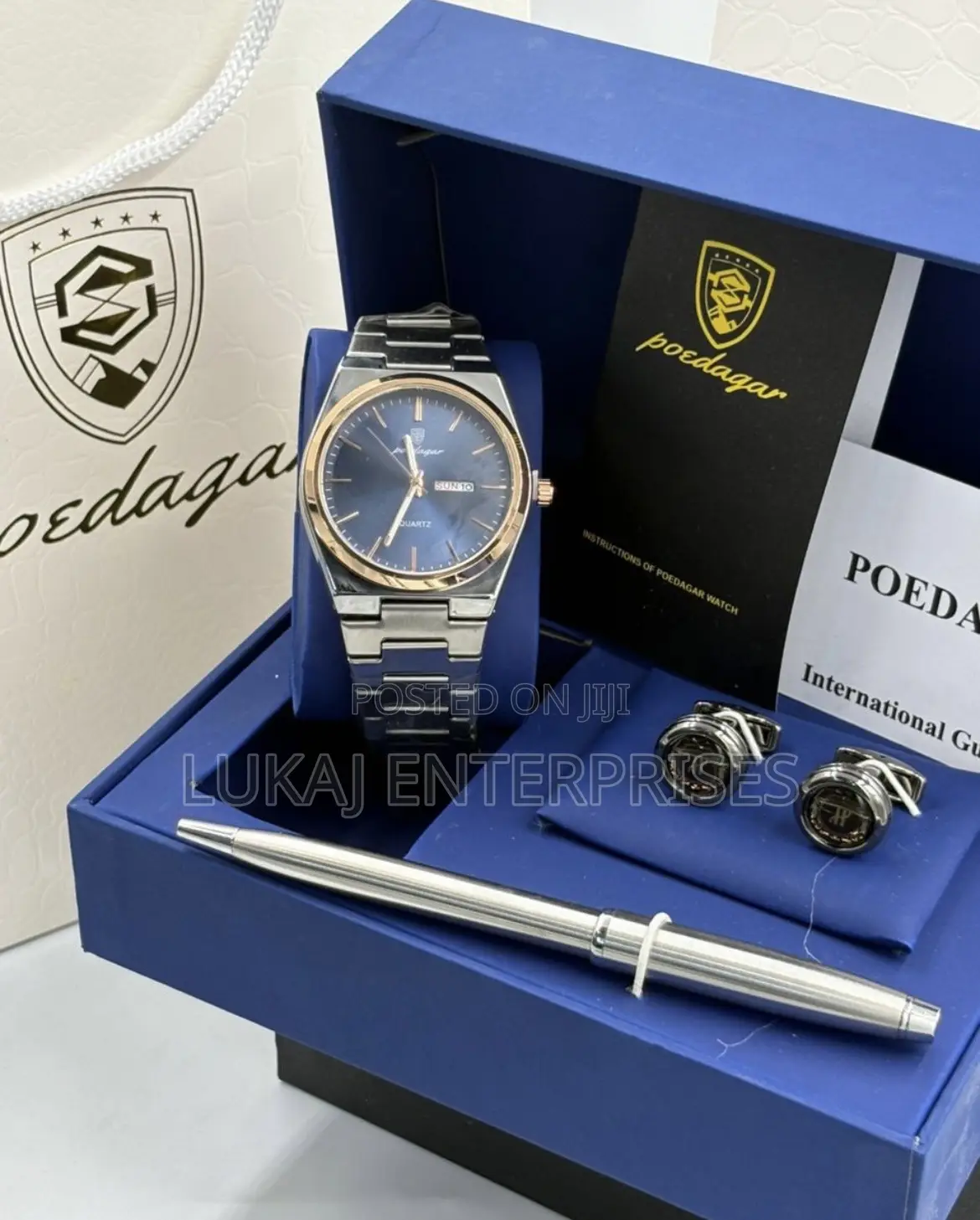Poedagar Classic Gift Set Watch