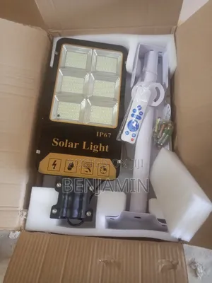 300watt Solar Street Light With Additional Pole, Separate Panel