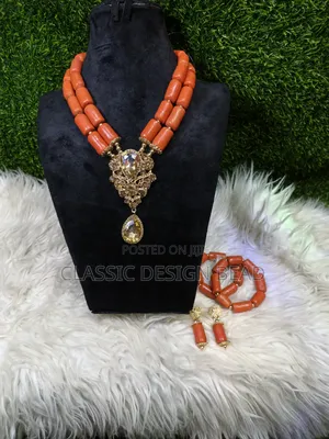 Coral Beads for Classic Women