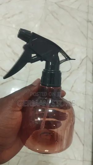 Empty Amber Plastic Spray Bottles