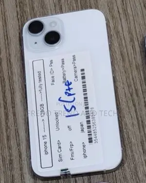 New Apple iPhone 15 128 GB White