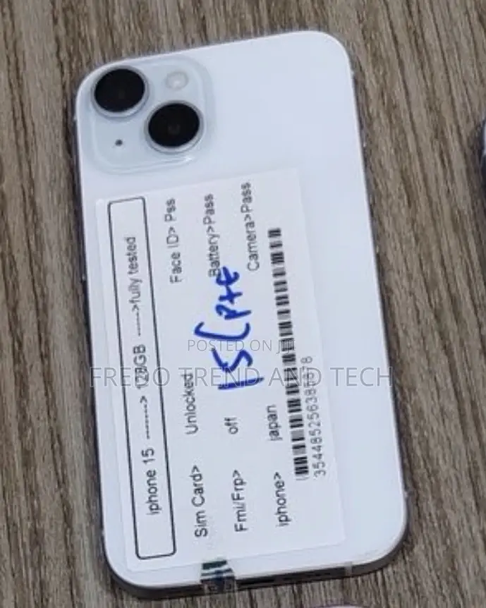 New Apple iPhone 15 128 GB White