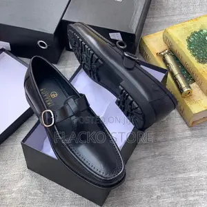 Original Gianfranco Butteri Buckle Loafers Shoes