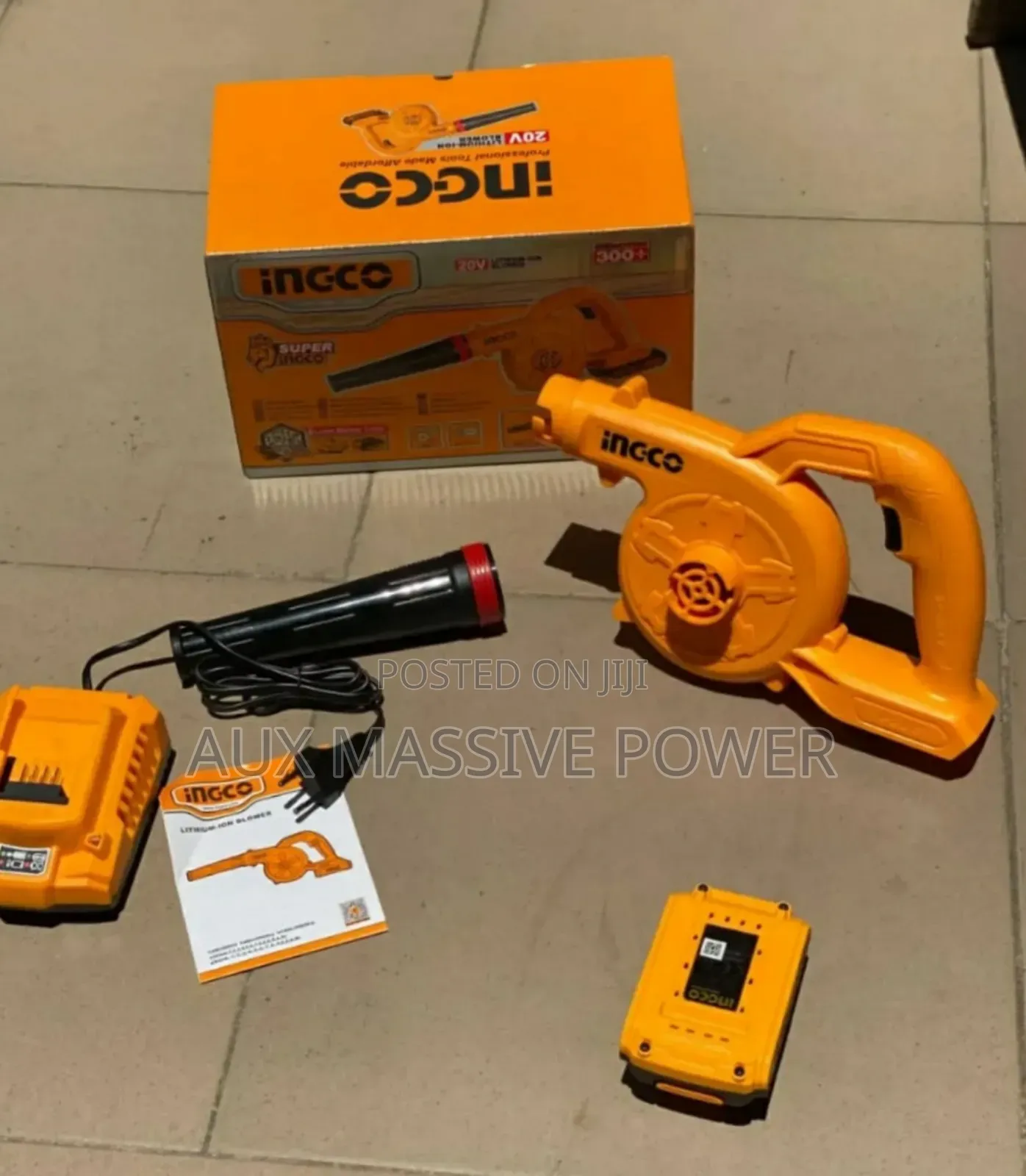 Ingco 20v Lithium-ion Cordless Blower Set - Brand New