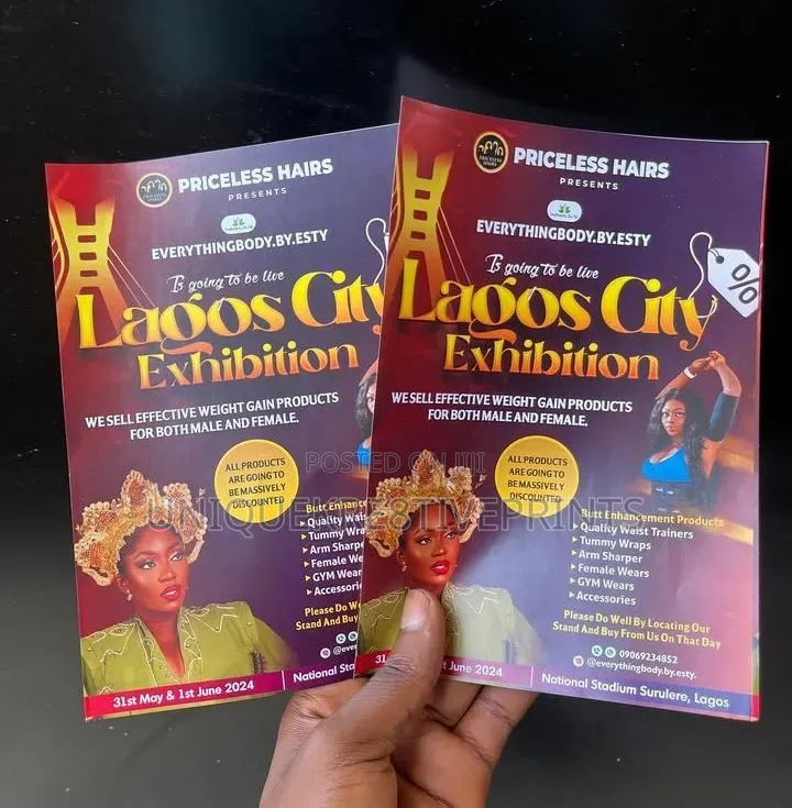 Creative Printed Flyers for Brands, Parties Events
