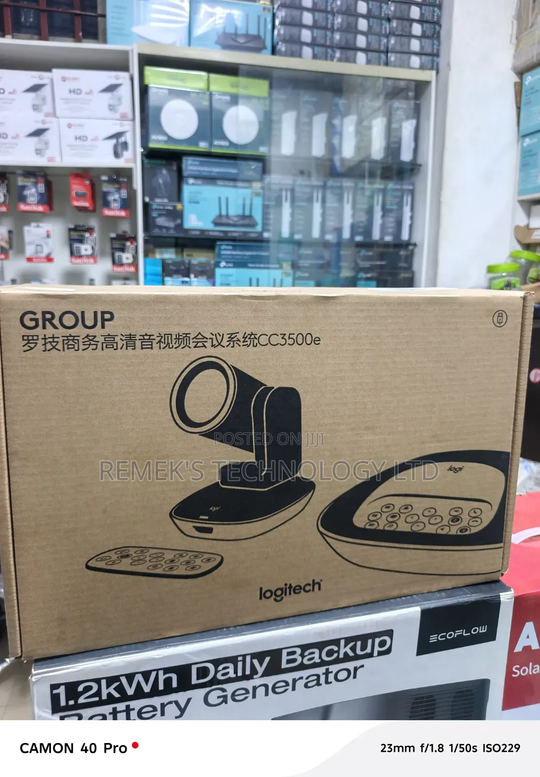 Logitech Group Cc3500e Conference Webcam + Expansion Mic