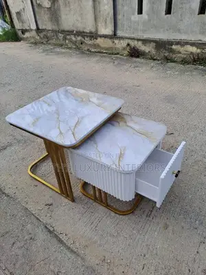 2in1 Modern Marble Center Table Available in Different Designs