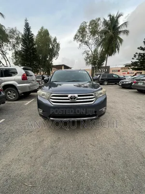 Toyota Highlander Limited 2012 Blue