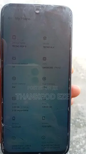 Tecno Pop 9 128 GB Blue