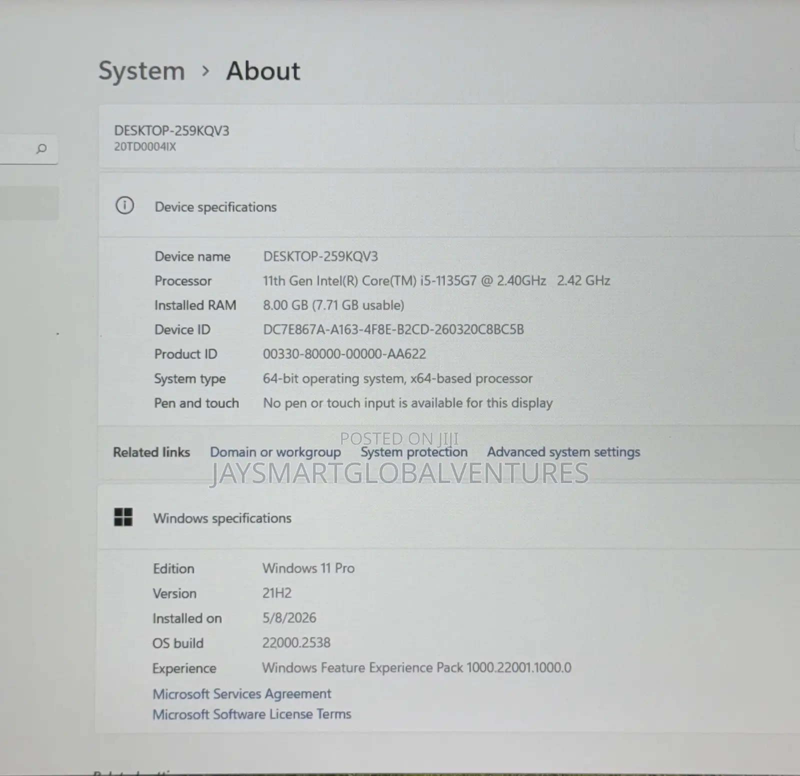 Laptop Lenovo ThinkPad E14 Gen 2 8GB Intel Core i5 SSD 256GB