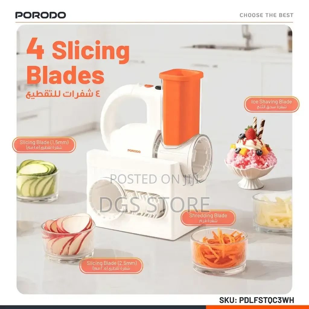 Porodo Fresko Multi Functional Salad Maker