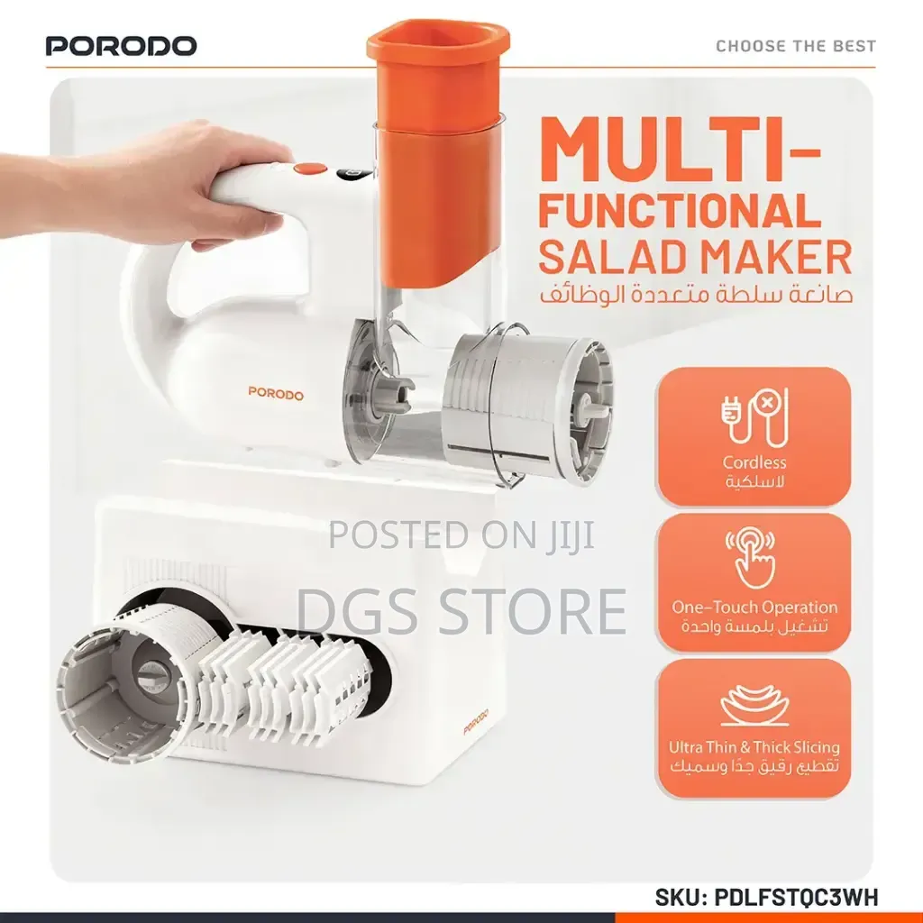 Porodo Fresko Multi Functional Salad Maker