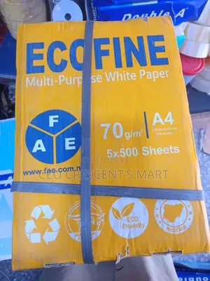Ecofine 70gm A4 Paper Stationary