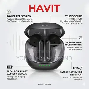 Havit Tw931 Bluetooth Earbuds