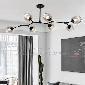 Nordic Molecular Chandelier Modern Branched Glass Ball Led Chandelier