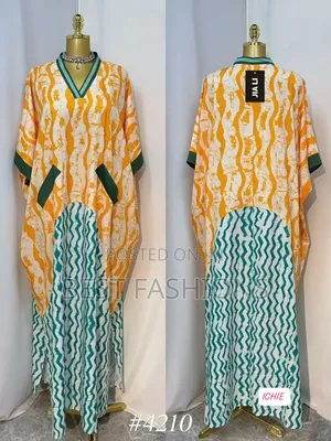 Multiple Colours Bubu Gown