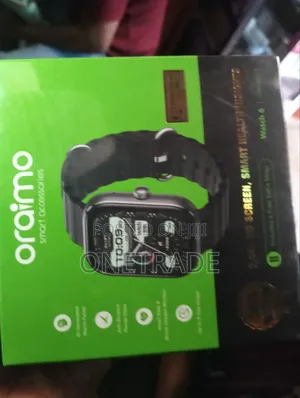 Oraimo Watch 6 (Osw-807) Black Smartwatch.