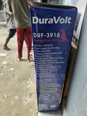 Duravoit18inches Solar Rechargeable Fan High Quality