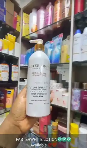 Faster White Body Lotion