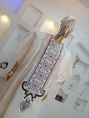 Agbada Ofi With Embroidery
