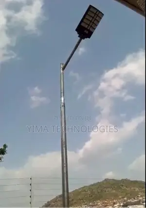 Solar Street Light Galvanized Poles