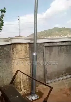 Solar Street Light Galvanized Poles