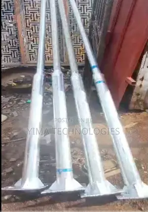 Solar Street Light Galvanized Poles