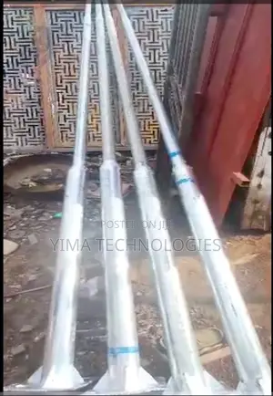 Solar Street Light Galvanized Poles